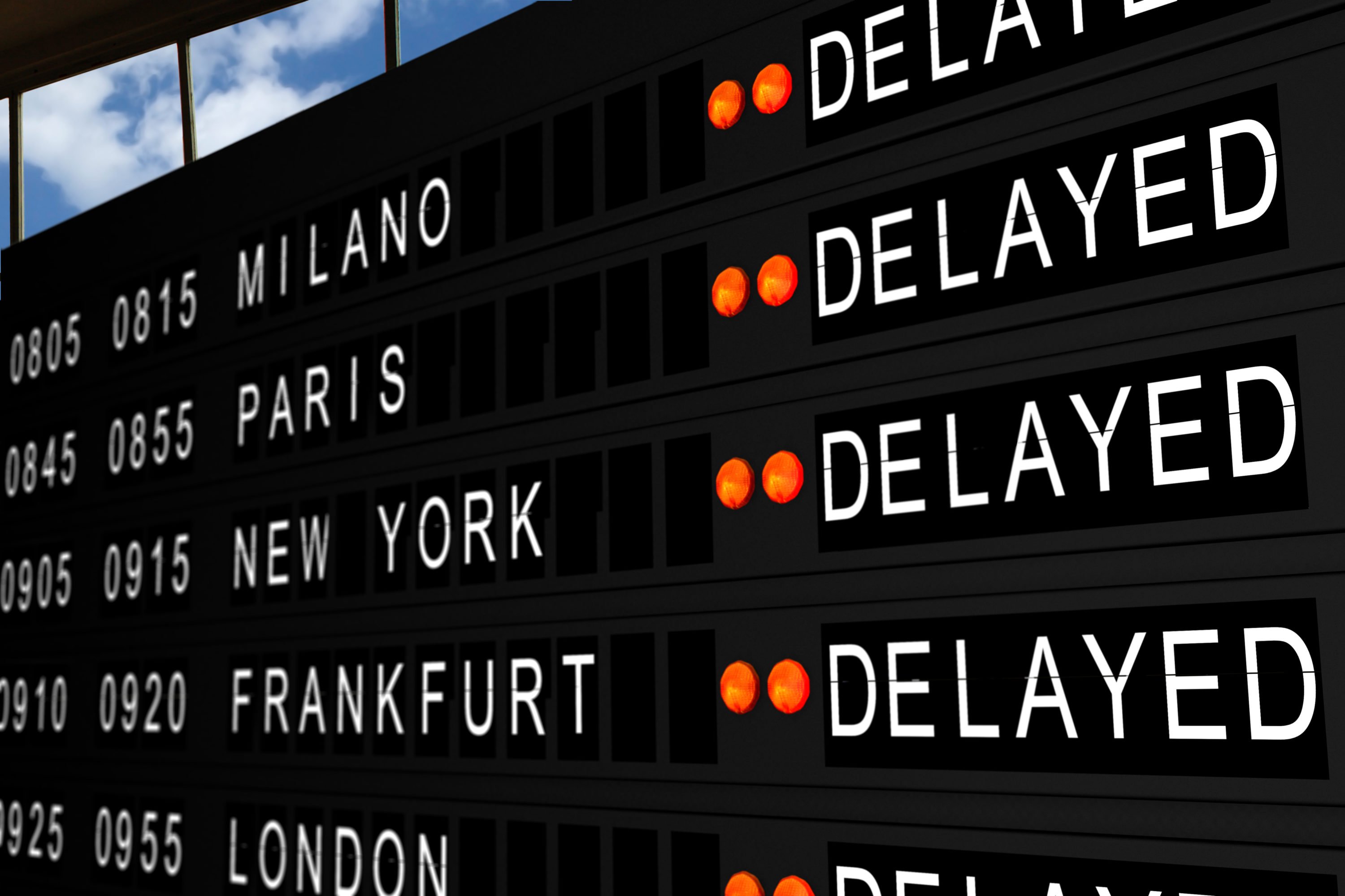 delayed flights