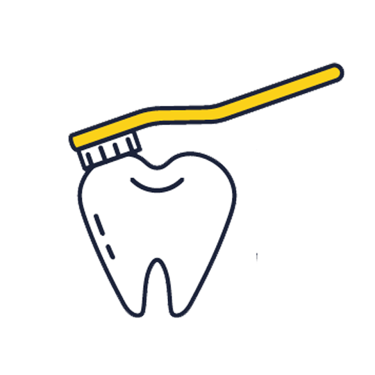 brushing teeth